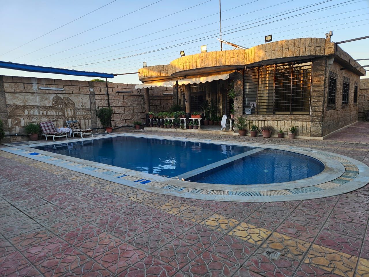 Damascus Villa with Pool & Garden – 15 Guests