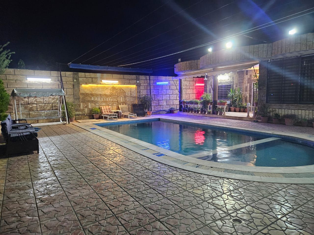Damascus Villa with Pool & Garden – 15 Guests