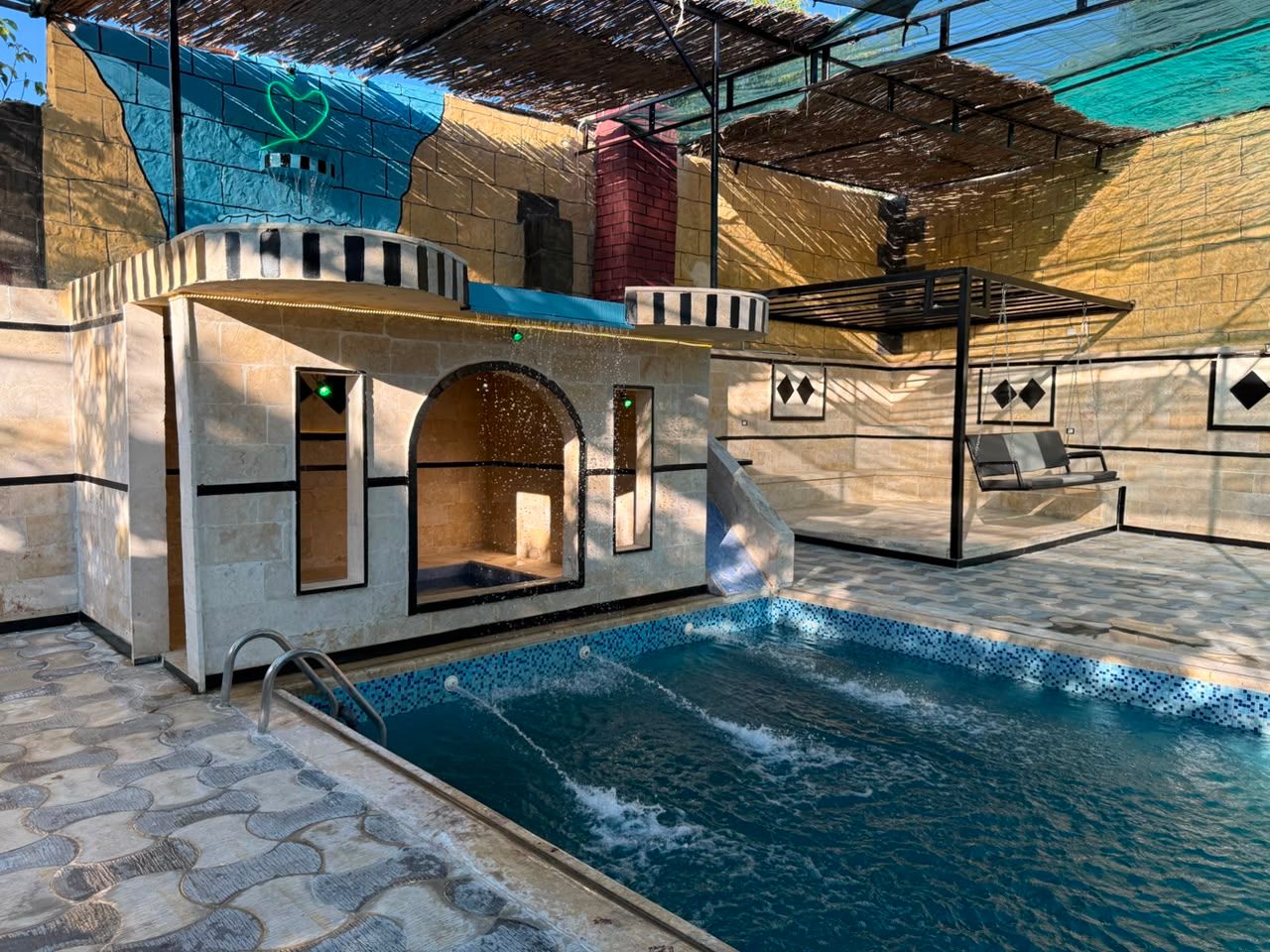 Mountain Villa with Pool & Garden
