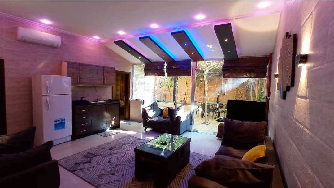 3-Bedroom Damascus Apartment with Garden & Kitchen